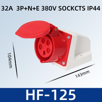 Connecteurs de Prises Électriques Industrielles HFE 3P 4P 5P IP44 IP67 110V 220V 380V 32A CEE IEC 60309
