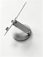 Support rotatif à 360° en aluminium pour ordinateur portable et tablette, compatible avec les ordinateurs portables et iPad jusqu'à 17 pouces, support de bureau antidérapant à double couche renforcée