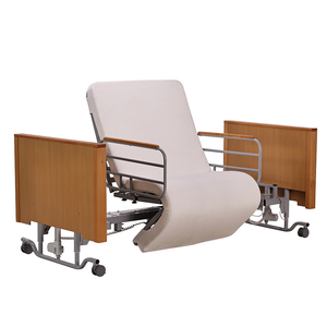 Lit médicalisé de luxe en bois pour personnes âgées et patients bariatriques, lit d'hôpital électrique rotatif, lit de soins à domicile pour usage médical - Product Image 1