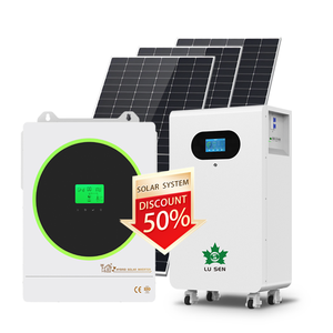 ระบบพลังงานแสงอาทิตย์ระบบกริดไฮบริด5KW-30KW ครบวงจรสำหรับใช้ในบ้านโมโนคริสตัลไลน์ซิลิกอน25KW ลิเธียมไอออน15KW 8KW AKEP-BATLI MPPT - Product Image 5