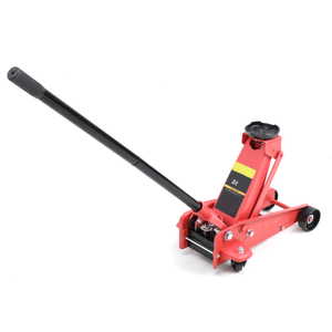 Cric hydraulique horizontal de 3 tonnes avec mâchoires crantées et poignée de remplacement pour crics automobiles - Product Image 4