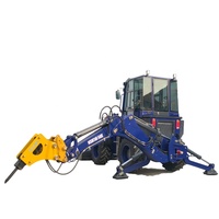 Mini rétrocaveuse 2,5 tonnes avec service de garantie longue durée