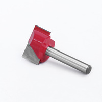 Mata Bor Pembersih Dasar Tungsten Carbide 6mm, Pemotong Kayu, Trimmer, Router Bit, Alat Pertukangan Kayu