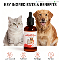 Complément alimentaire pour animaux OEM/ODM, soutien immunitaire liquide pour chiens et chats, multivitamines riches en protéines, absorption rapide, sûr