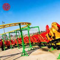 Train électrique professionnel avec curseur pour le dragon, équipement de montagnes russes, offre spéciale