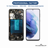 MAGIREP Écran OLED 6,6 pouces 90Hz pour Samsung S23 Plus/S916, prix usine, avec cadre, 1 an de garantie, emballage personnalisé, vente en gros, assemblage d'écran 400 cd