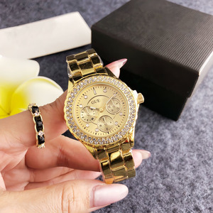 <span class=keywords><strong>Reloj</strong></span> de Cuarzo Silver Guesses con Diamantes, Esfera Negra, Cronógrafo de Triple Subesfera - Product Image 3