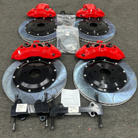 Custom untuk Kaliper Rem Brembo V6 EPB Depan 6 Pot Belakang 4 Pot Big Brake Kit dengan Rotor Rem 380mm Cocok untuk Rotor Rem 19 20 untuk Mazda CX 5.