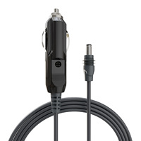 Mini chargeur de voiture Starlink DC-jack ABS en cuivre, câble de charge pour allume-cigare