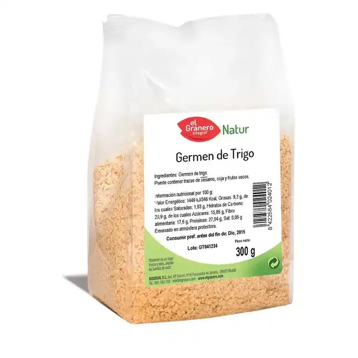Granero 300g Wheat Germ Flour Mill High Quality Organic Wheat Germ for Healthy Baking and Cooking