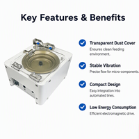 Automatischer Präzisions-Vibrationsförderer mit Basismotor PLC Hochstabiles Mikroteile-Zuführsystem für Automatisierte Produktion