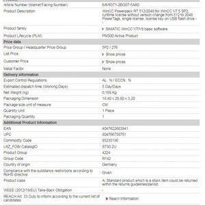 Gold Seller 6AV6371-2BG07-5AX0 Series PLC Controller New Original Warehouse Stock - Product Image 3