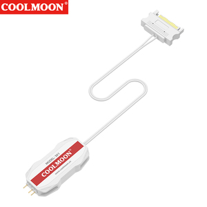 คอนโทรลเลอร์ <span class=keywords><strong>COOLMOON</strong></span> SK1 ARGB 5V 3Pin สำหรับต่อพ่วงพัดลมเคสคอมพิวเตอร์  พร้อมฮับขยายแสงไฟ มีสินค้าในสต็อก - Product Image 3