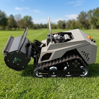 Tondeuse à fléaux télécommandée sur chenilles ANTSPOWER CXM-FM800 16HP, débroussailleuse de 800 mm pour vergers et pentes