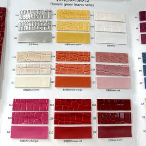 Parlak yüzey suni deri timsah tasarım vinil deri kumaş timsah duvar kağıdı, çanta yapma - Product Image 4