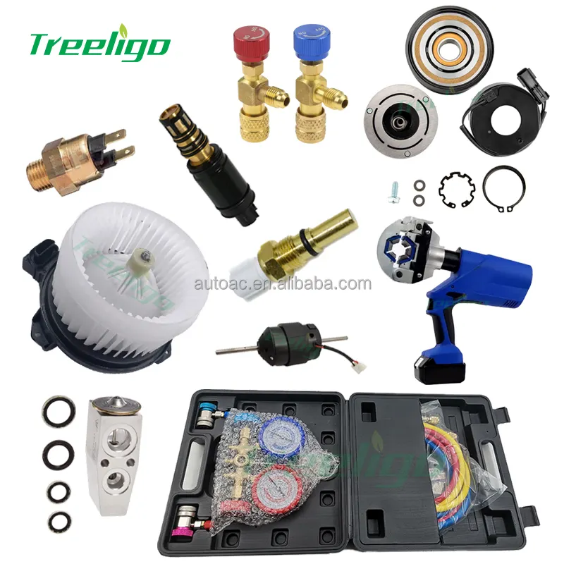 Wholesale ac auto spare parts All series Car air conditioning kit repair tools 12v ac compressor evaporator for car