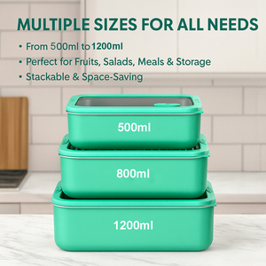 Hot Sale 304 Stainless Steel Leakproof Bento <strong>Lunch</strong> <strong>Box</strong> for Adult and Kids Vacuum Sealed Food Container for Office <strong>Work</strong> School - Product Image 2