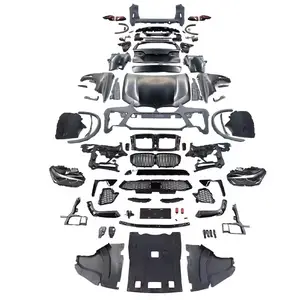 คุณภาพสูงอัพเกรด X5M ด้านหน้า Lip กันชนหน้า PP Body Kit สําหรับ BMW X5 E70 2006-2013