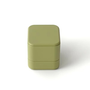 FANXI - Estuche de Almacenamiento de Anillos de Cuero PU Personalizado, Estuche de Almacenamiento Suave de Lujo para Anillos de Compromiso y Boda - Product Image 4