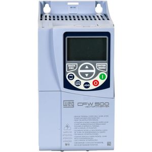 Inversor Vectorial Weg CFW500 de 2 HP, 460 VCA, 3 Fases, Control FOC SVC, Frenado Integrado - Product Image 1
