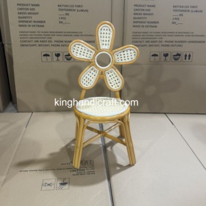 Chaise pour enfants en rotin faite à la main, location pour décoration de fête, mariage, écologique, en osier naturel, mobilier pour enfants - Product Image 2