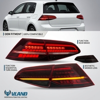 Feux arrière Vland LED Feux arrière avec séquentiel pour Golf 7 7.5 MK7 7.5 2013-2019 pour VW Golf 7
