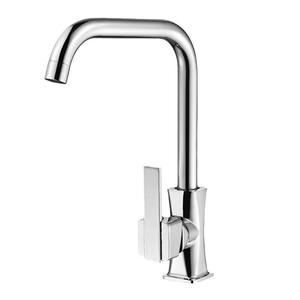 Grifo de Cocina Moderno de un Solo Grifo, Estilo Llave Inglesa, Montaje en Encimera, Válvula de Cerámica, Fácil Instalación, Grifo de Agua de Acero Inoxidable - Product Image 3