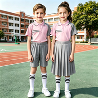 Nouvelle tenue d'été de style académique britannique pour enseignants et élèves de maternelle, primaire et secondaire