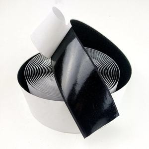 Bande Velcroes en nylon résistant à la chaleur Bande Velcroes arrière collante forte Ruban auto-adhésif pour tissus de rideaux Velcroes adhésifs - Product Image 1