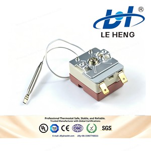 16A 50 - 190 ℃   <span class=keywords><strong>Thermostat</strong></span> capillaire réglable pour friteuse à air, certifications CE UL TUV, régulateur de température, chauffage de <span class=keywords><strong>four</strong></span> - Product Image 3
