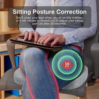 Coussins en mousse à mémoire de forme intelligents pour le rappel de la position assise et des jambes croisées, pour soulager la douleur du coccyx et la sciatique