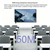 50M 1080P Kabelloser Video- und Audio-Übertrager-Empfänger, Bildschirmprojektionsadapter, Kabelloser HDMI-Splitter für PC zu TV