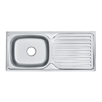 Évier de cuisine extensible intégral, en acier inoxydable, 201/304 CE, prix d'usine, sous-marin