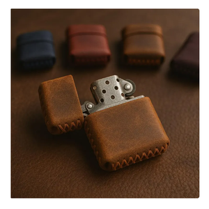 Custodia per <span class=keywords><strong>accendino</strong></span> <span class=keywords><strong>Zippo</strong></span>, custodia per <span class=keywords><strong>accendino</strong></span> <span class=keywords><strong>Zippo</strong></span> in pelle fatta a mano, custodia per <span class=keywords><strong>accendino</strong></span> <span class=keywords><strong>Zippo</strong></span> regalo - Product Image 2