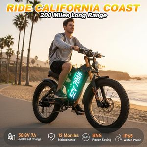 Vélo de montagne électrique haute performance 26/27,5 pouces, batterie au lithium à puissance personnalisée pour la conduite tout-terrain difficile pour adultes - Product Image 5