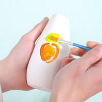 Moule en porcelaine DIY pour vase, décorations peintes à la main pour enfants de maternelle, ornements créatifs simples, ébauche blanche