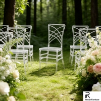 Nouvelle arrivée, chaise en résine transparente de style caméléon, démontable, pour mariage, événement