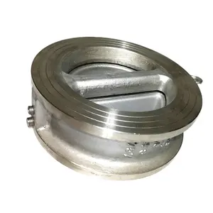 DN15-DN300 SS316/CF8M Stainless Steel Manual Dual Plate Check Valve for General Application OEM Customization Supported