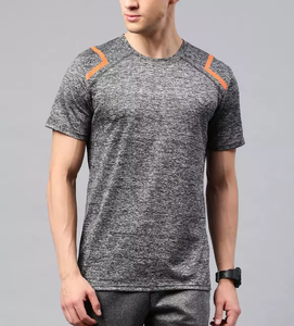 T-shirt de jogging surdimensionné 100% coton pour hommes vêtements de sport personnalisés pour hommes vente en gros - Product Image 4