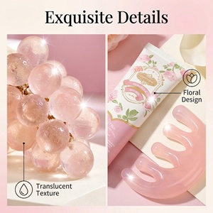 Set Regalo Premium Lunaire per il Relax con Sapone a Forma di Uva, Fiore, Asciugamano, Pettine in Giada per il Cuoio Capelluto e Crema Mani, Ideale per <span class=keywords><strong>Regali</strong></span> di Compleanno - Product Image 4