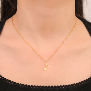 Collar <span class=keywords><strong>de</strong></span> música <span class=keywords><strong>de</strong></span> acero inoxidable <span class=keywords><strong>de</strong></span> estilo clásico, colgantes <span class=keywords><strong>de</strong></span> instrumentos <span class=keywords><strong>de</strong></span> octava nota, <span class=keywords><strong>cadena</strong></span> <span class=keywords><strong>de</strong></span> eslabones para mujeres/hombres, regalo <span class=keywords><strong>de</strong></span> joyería <span class=keywords><strong>de</strong></span> fiesta <span class=keywords><strong>de</strong></span> moda - Product Image 5