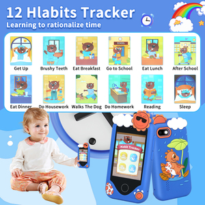 Téléphone intelligent pour enfants, <span class=keywords><strong>jouet</strong></span> pour enfants, téléphone unisexe, appareil photo éducatif intelligent pour enfants, lecteur multimédia, cadeaux d'anniversaire - Product Image 5