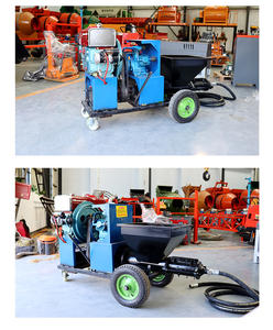 مضخة نقل الخرسانة للبيع، آلة هيدروليكية لرش الأسمنت والملاط، مضخة كهربائية صغيرة عالية الكفاءة بسعة 500 لتر - Product Image 3