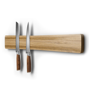 Portacuchillos de Cocina, Soporte de Almacenamiento de Cuchillos de Madera Maciza, Soporte Magnético para Cuchillos Montado en la Pared - Product Image 1
