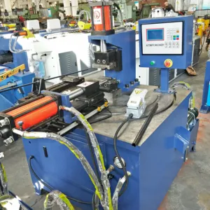 CH-60 Auto horizontal stainless steel pipe arc punching machine for good welding