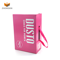 Bonne qualité Accepter les échantillons Boîte en carton ondulé de taille personnalisée Boîtes d'emballage pliables pour chaussures avec votre logo imprimé