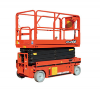 Yeni Zhaosheng 6m 12m Erişimli Elektrikli Asansörlü Hareketli Platform 2 Kişilik 2200x930mm Tabla ile Fabrikalar ve İnşaat Projeleri için