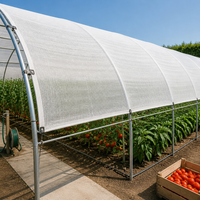 Filet d'ombrage blanc en HDPE résistant aux UV, toile maillée pour serre, jardin, agriculture, protection solaire extérieure