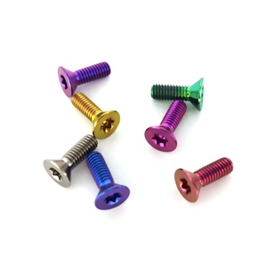 Titst <span class=keywords><strong>Allen</strong></span> Sleutel Platte Verzonken <span class=keywords><strong>Titanium</strong></span> Bout M 4X12Mm/15Mm Verzonken Zeshoek Socket <span class=keywords><strong>Titanium</strong></span> Schroef Voor Fiets Drop Shipping - Product Image 1