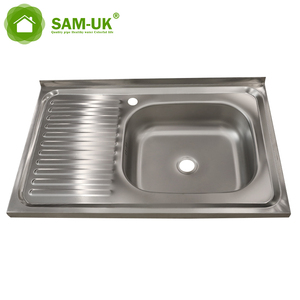<span class=keywords><strong>Cucina</strong></span> grande bacino di <span class=keywords><strong>scarico</strong></span> 304 acciaio inox Undermount Nepal mm spazzolato Premium singolo lavandino ciotola - Product Image 5